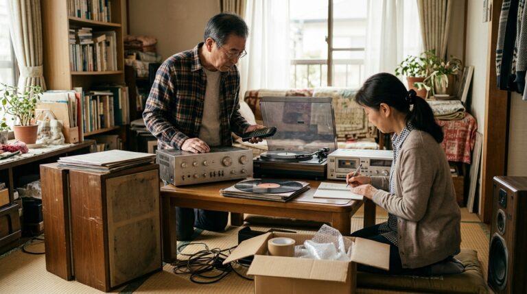 出張オーディオ買取の比較と選び方｜重い機器を自宅で査定する際の確認項目